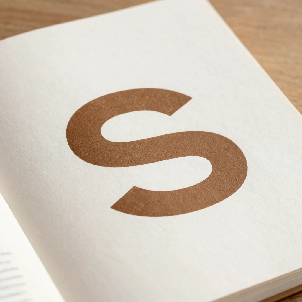 Detail of a branding guideline book cover, featuring an abstract